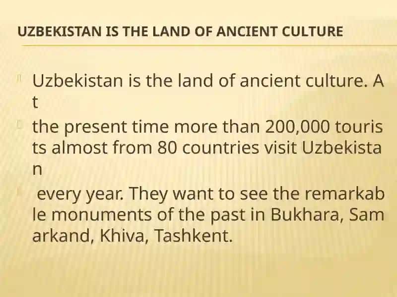 Historical places of Uzbekistan 2