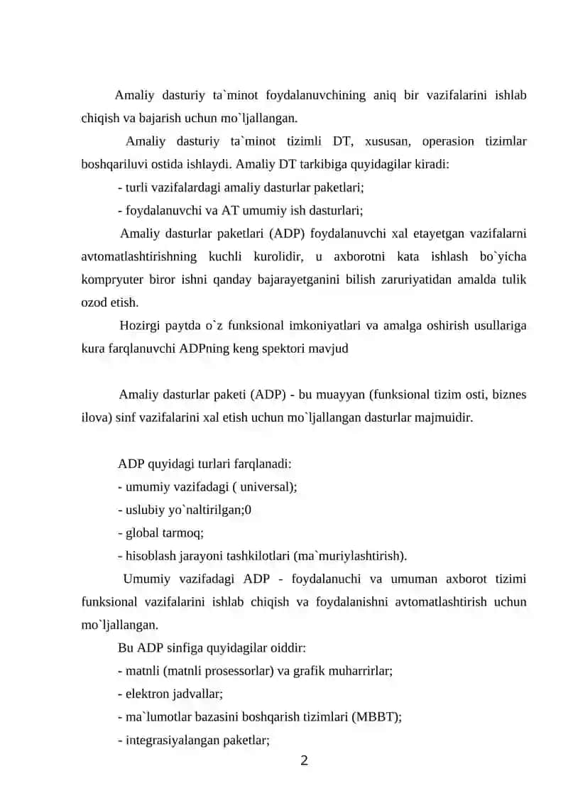 Lokal axborot tizimlari 2