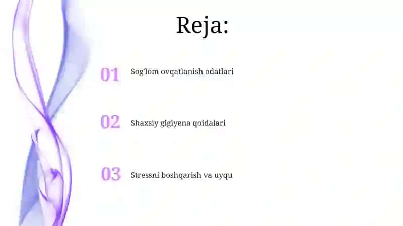 Sog'lom ovqatlanish odatlari 2