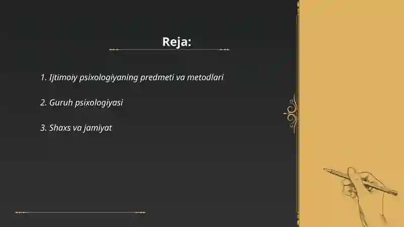 Ijtimoiy psixologiyaga kirish 2