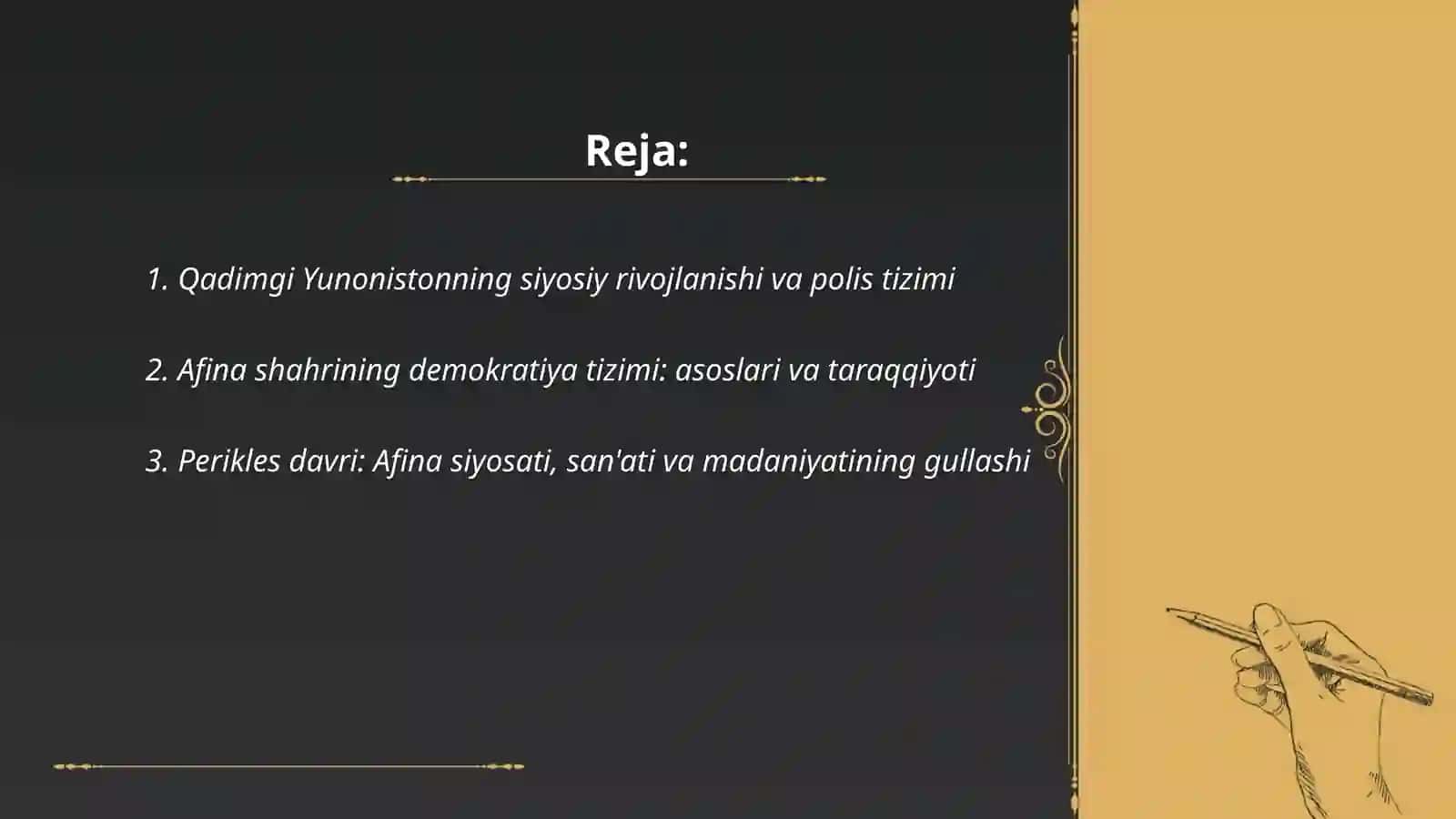 Qadimgi Yunoniston yuksalishi 2