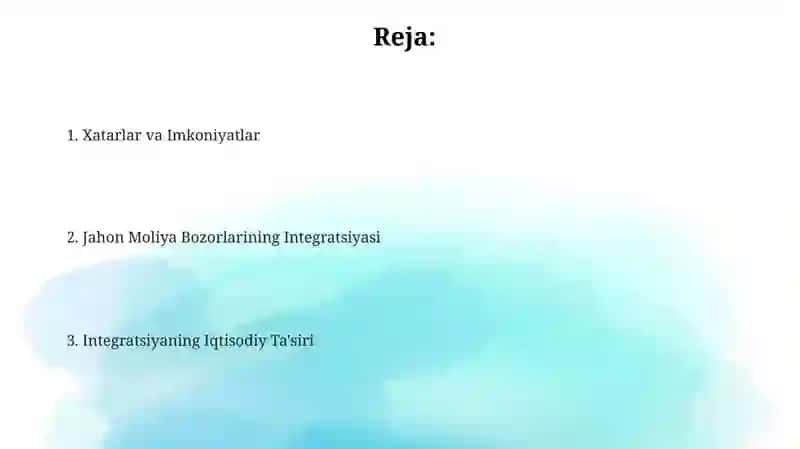 Xatarlar va Imkoniyatlar 2