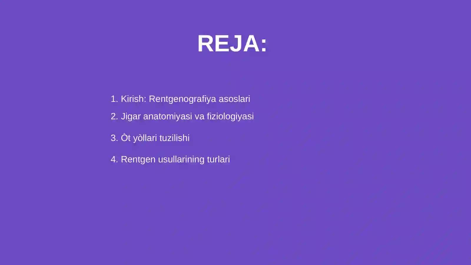 Jigar va òt yòllari rentgenografiyasi 2