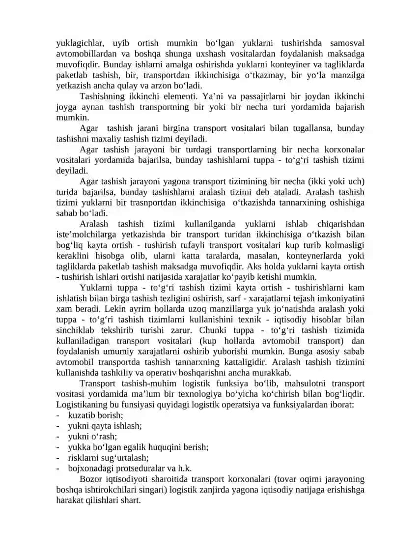 TRANSPORT LOGISTIKASI 2