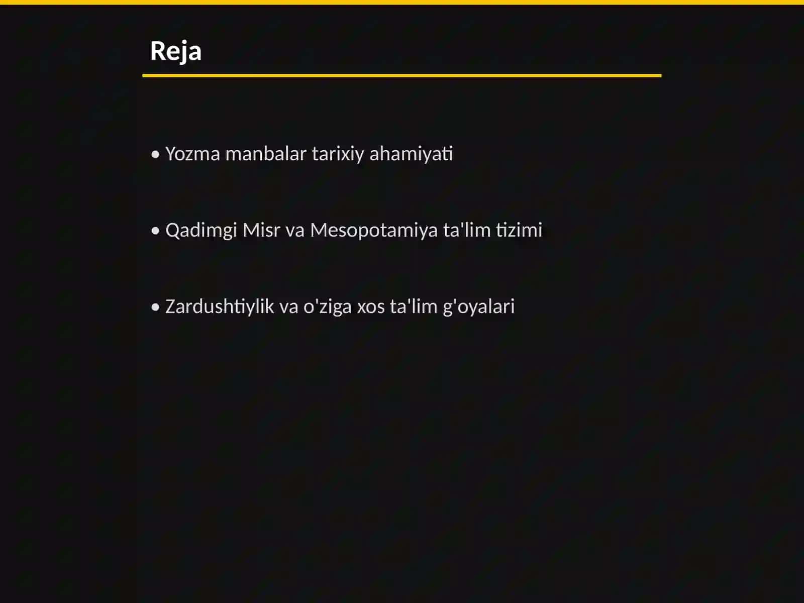 Yozma manbalar tarixiy ahamiyati 2