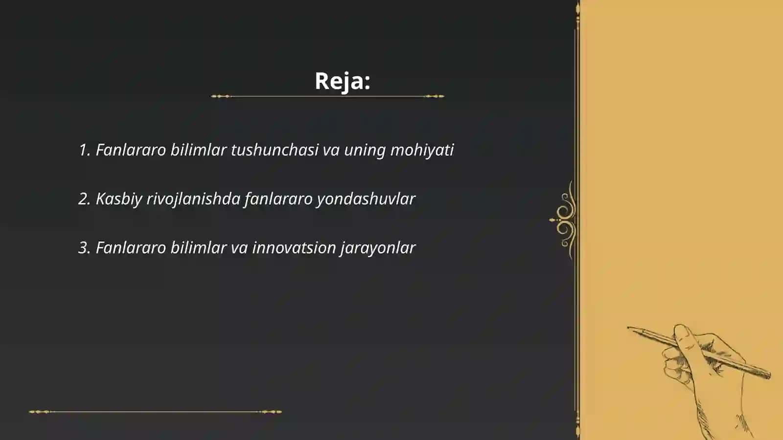 Fanlararo bilimlarning kasbiy rivojlanishdagi órni 2