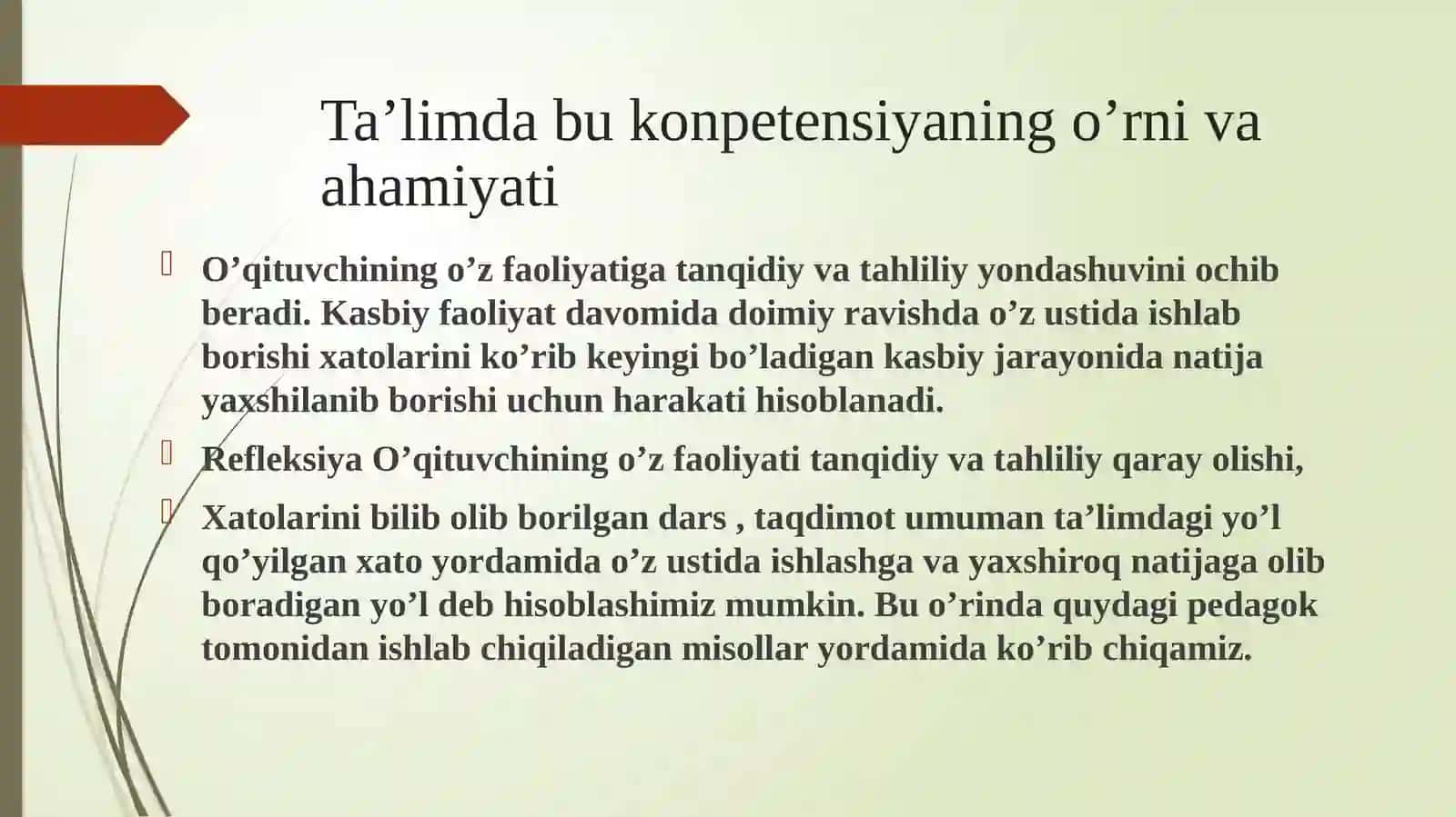 O’qituvchining shaxsiy va refleksiv kompensiyatsiyasi 2
