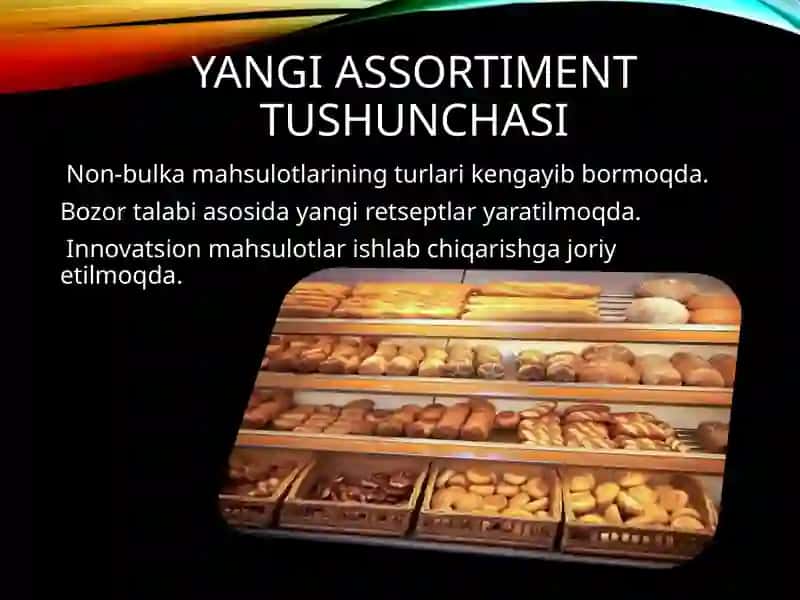Non-bulka mahsulotlarining yangi assortimenti 2