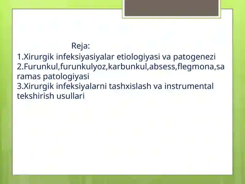 Xirurgik infeksiya 2
