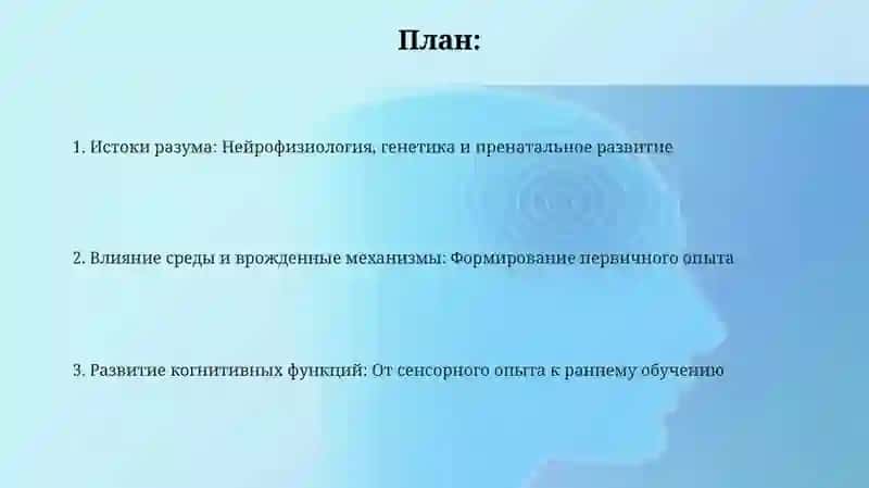 Начальное состояние психических процессов 2
