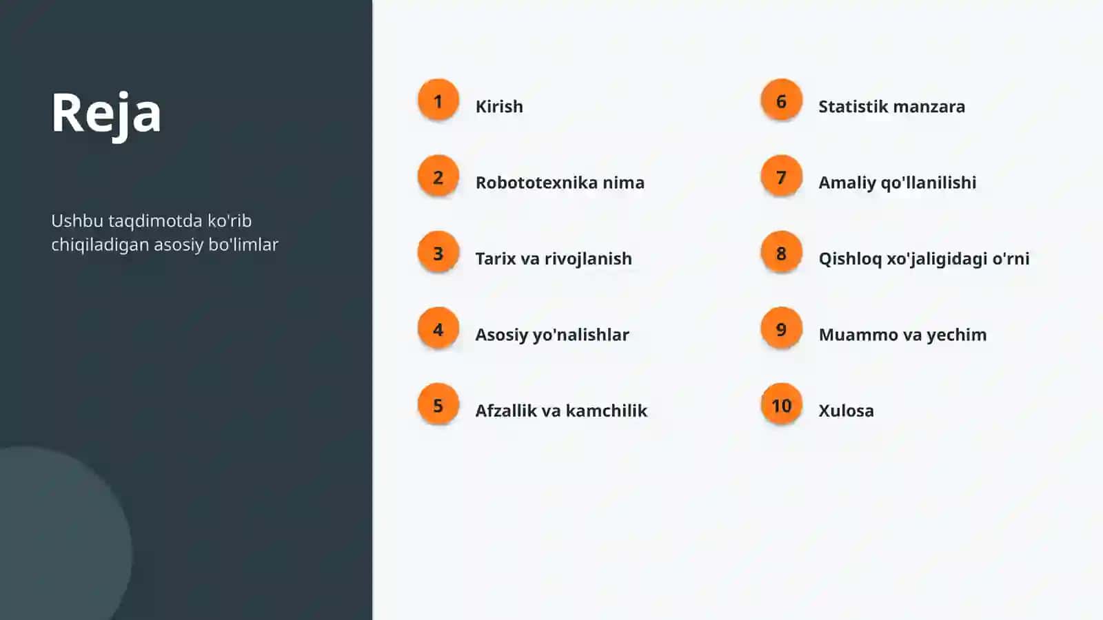Robototexnika Muammolari va Yechimlari 2