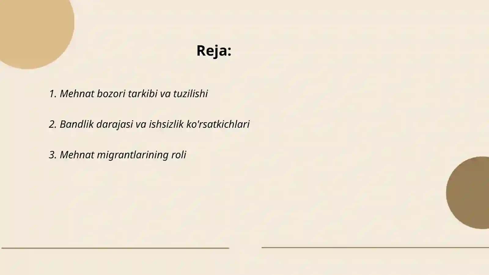 O'zbekiston Respublikasi mehnat bozorining o'ziga xos xususiyatlari 2