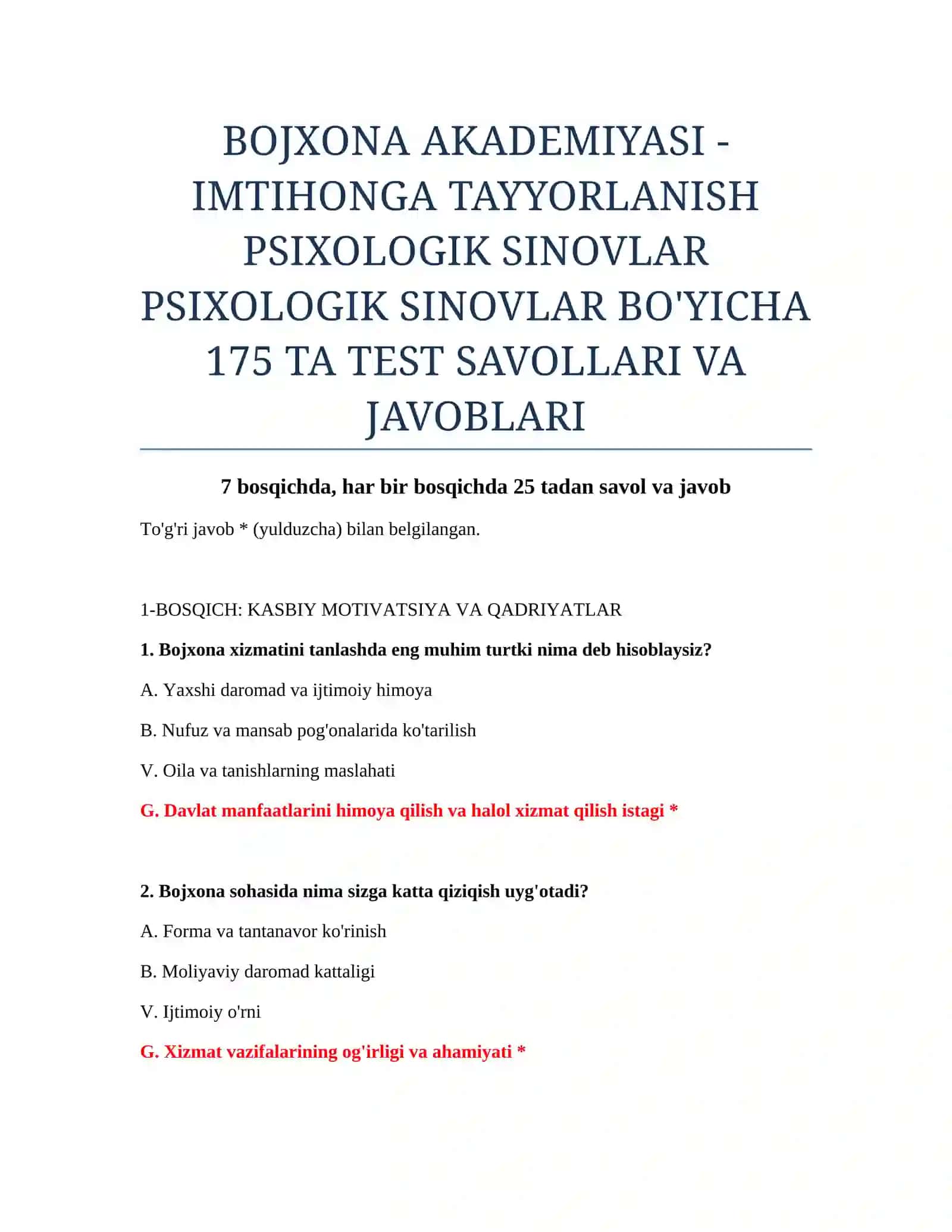 IMTIHONGA TAYYORLANISH PSIXOLOGIK SINOVLAR 2