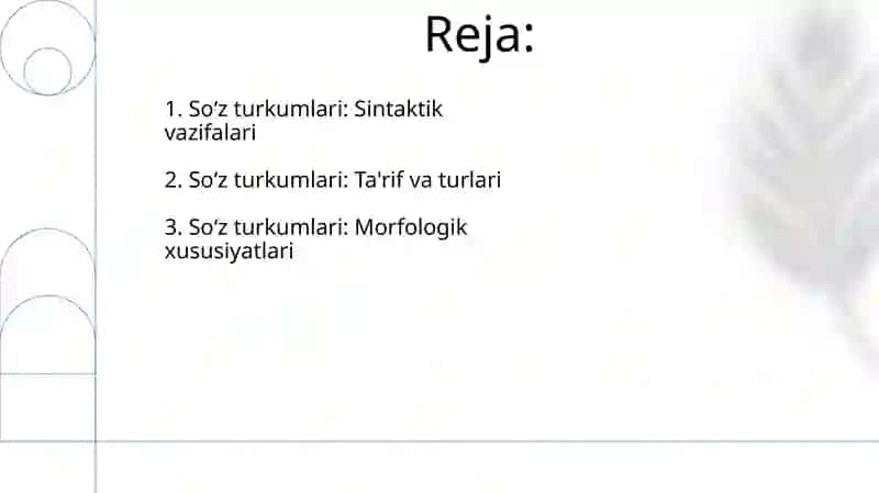 So'z turkumlarini o'rganish 2