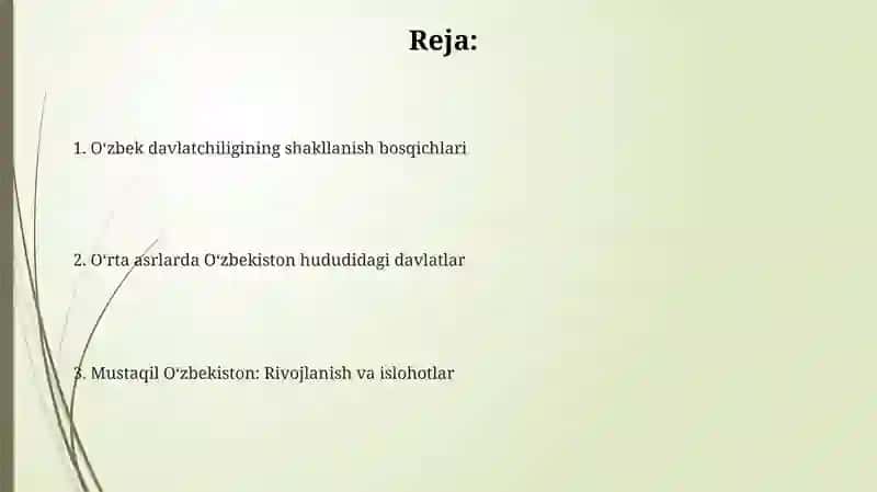 Oʻzbek davlatchiligi tarixi 2