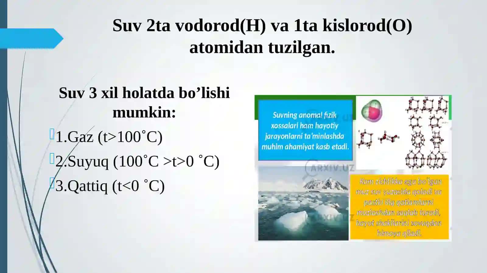 Suvni harakatga keltiruvchi mexanizm 2