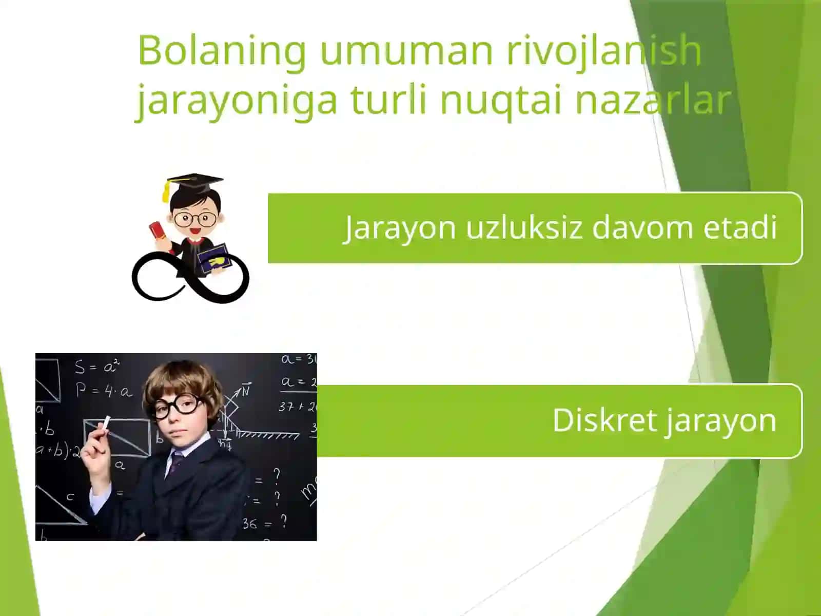 Shaxs rivojlanishining yoshga bog'liq xususiyatlari 2