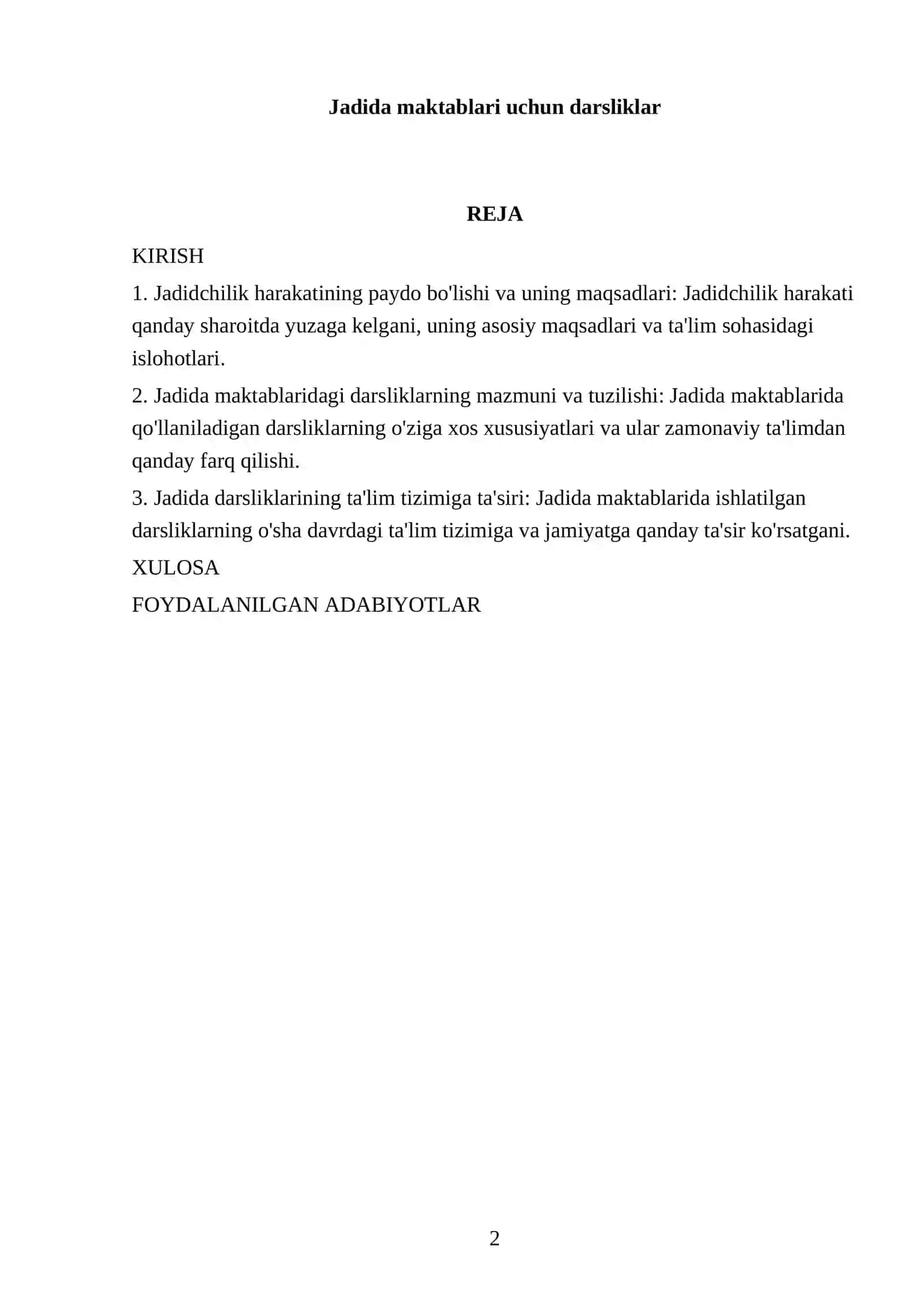 Jadida maktablari uchun darsliklar 2