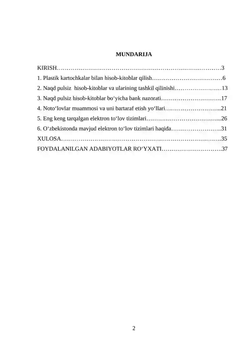 Plastik kartochkalar bilan hisob-kitoblar qilish 2