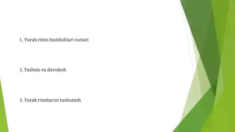 Yurak ritmining buzilishi 2