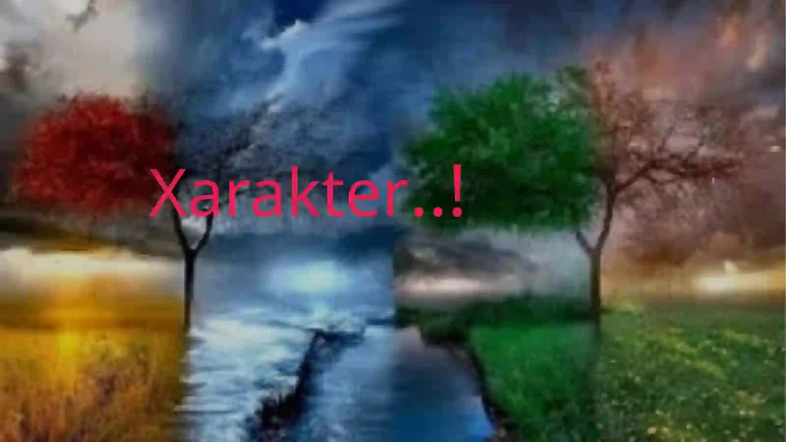 Xarakter haqida tushuncha 2