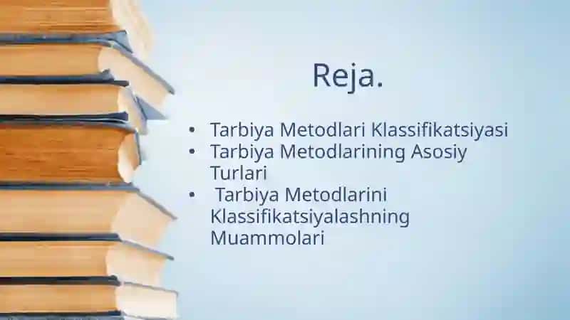 Tarbiya Metodlari Klassifikatsiyasi 2