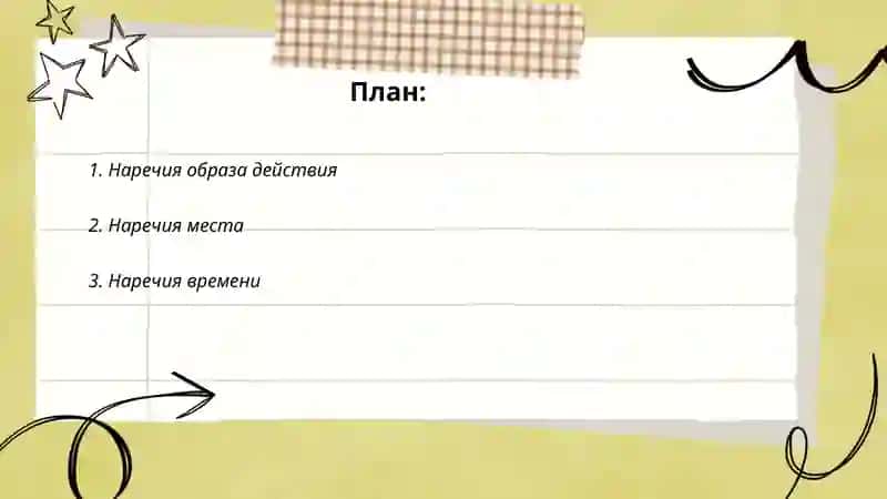 Разряды наречие 2