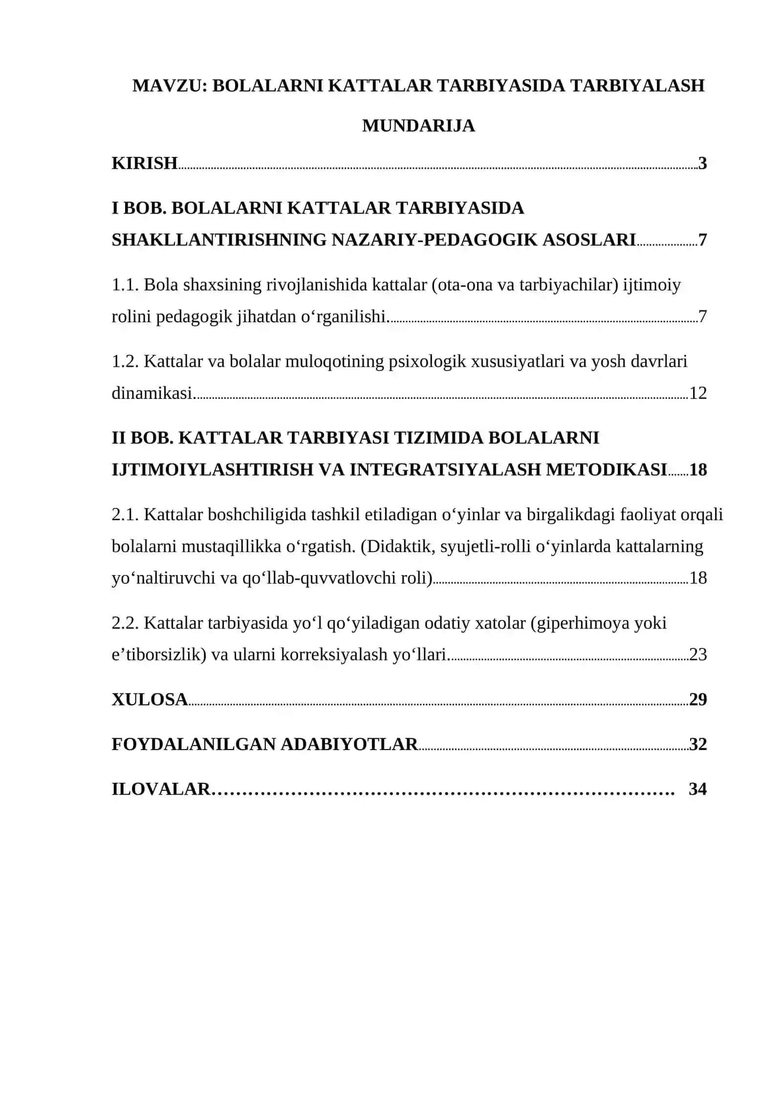 BOLALARNI KATTALAR TARBIYASIDA TARBIYALASH 2