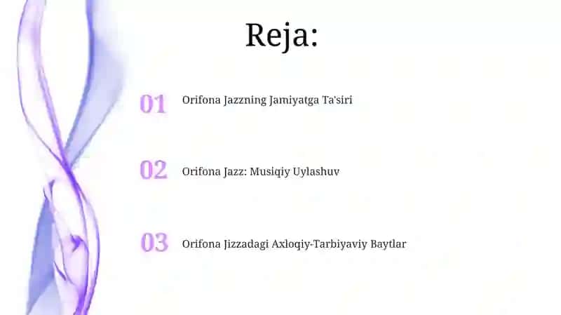 Orifona ĝazallar sharhi 2