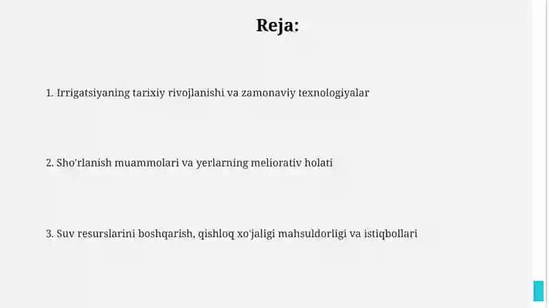 Sirdaryo havzasida irrigatsiya va melioratsiya 2