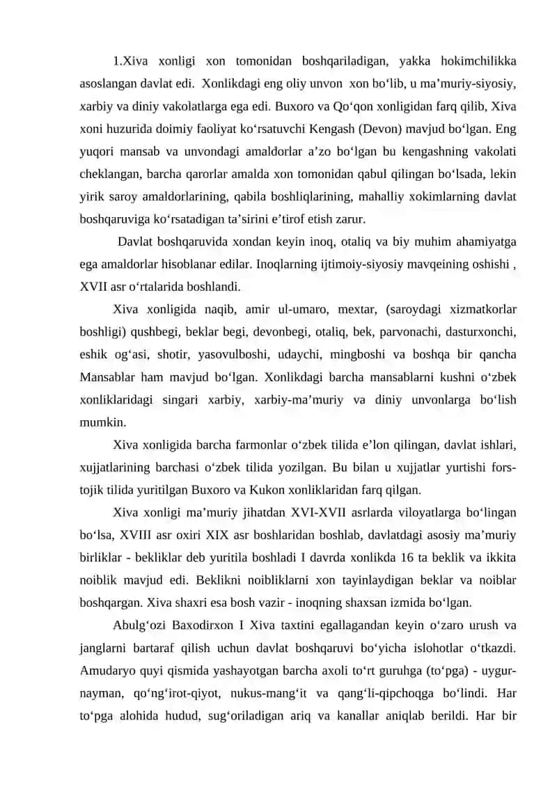 QO'QON VA XIVA XONLIKLARI TASARRUFIDAGI ETNIK JARAYONLAR 2