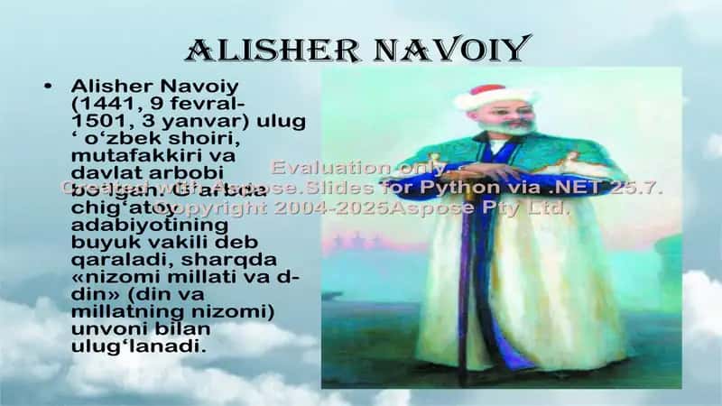 Alisher Navoiy buyuk mutafakkir 2