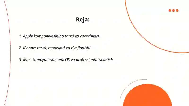 Apple kompaniyasi haqida 2