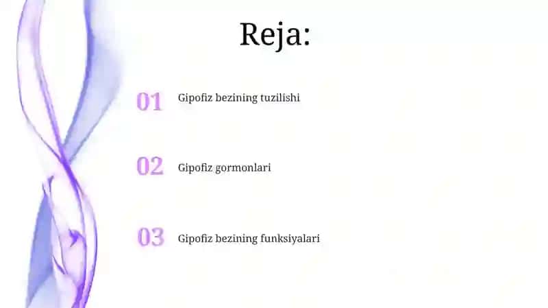 Gipofizbezining tuzilishi va funksiyalari 2
