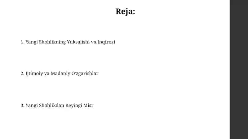 Yangi Shohlikning Yuksalishi va Inqirozi 2