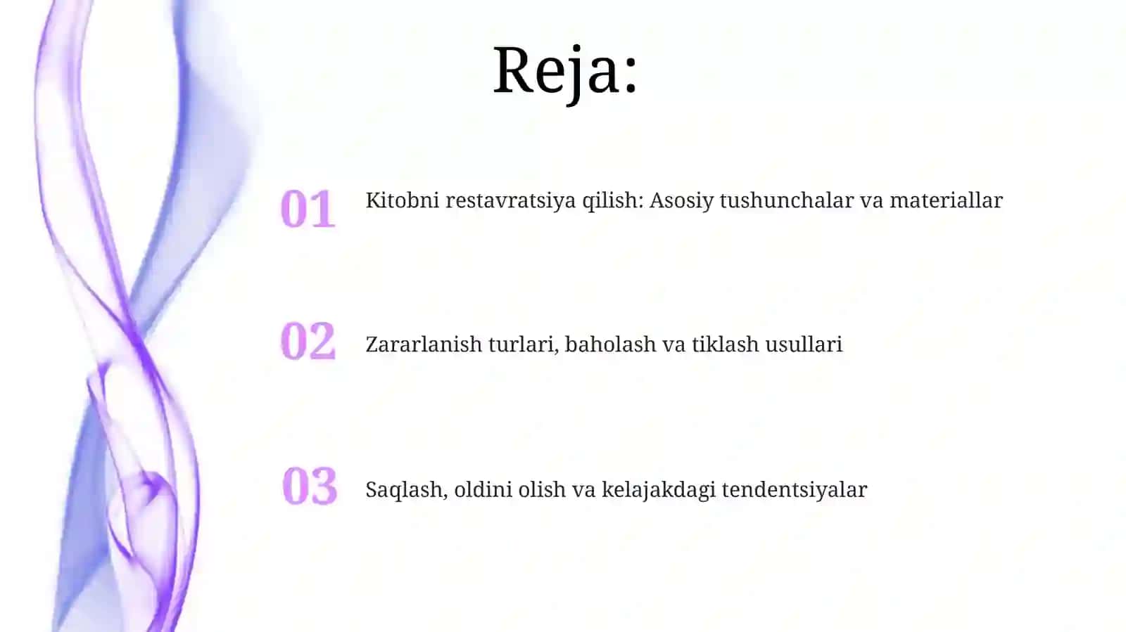 Kitoblarni restavratsiya qilish 2