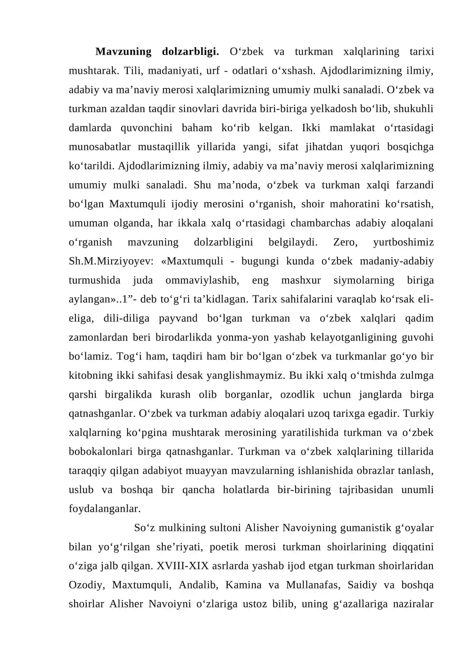 Maxtumquli ijodining o‘zbek adabiyotida o‘rganilishi 2