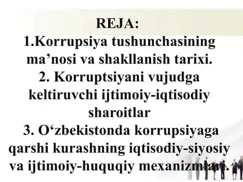 Korrupsiya tushunchasining ma’nosi va shakllanish tarixi 2