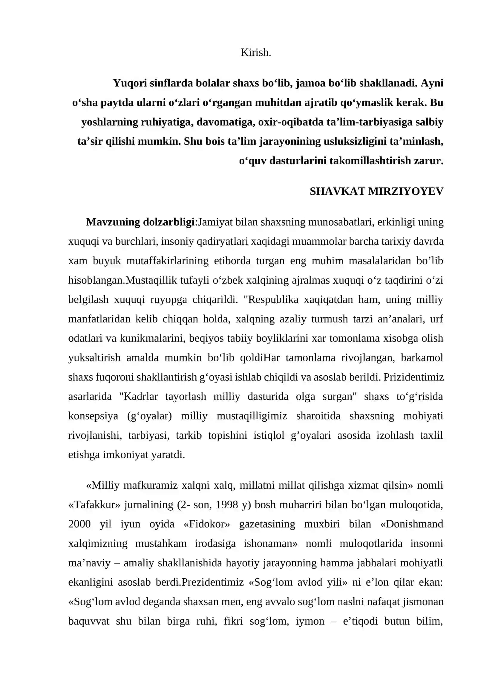 Shaxsga fiziologik yondashish 2