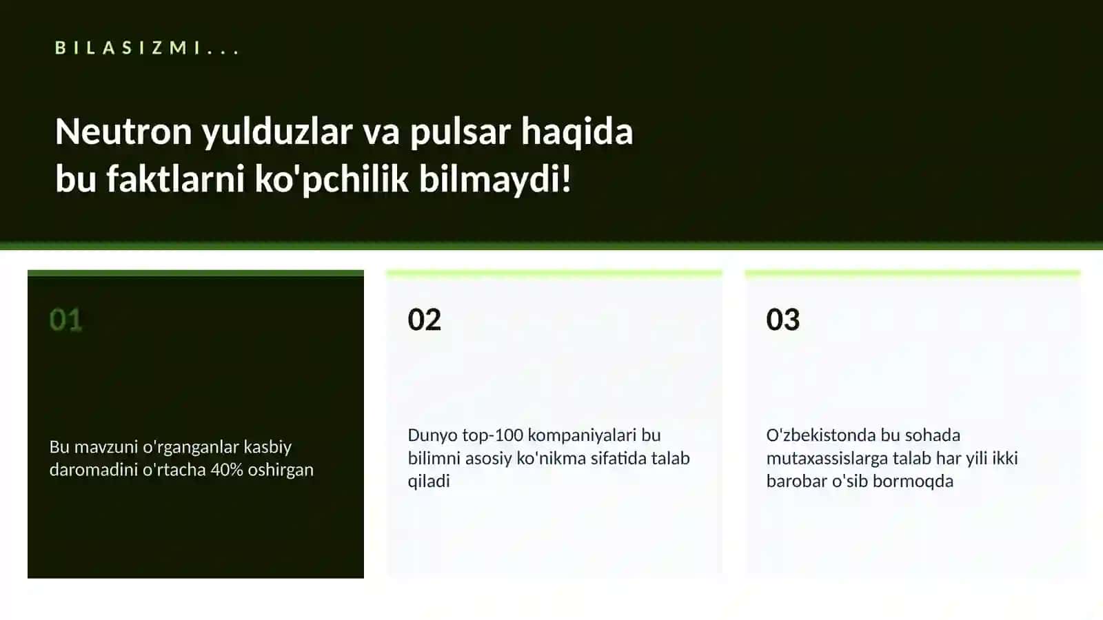 Neutron yulduzlar va pulsar 2