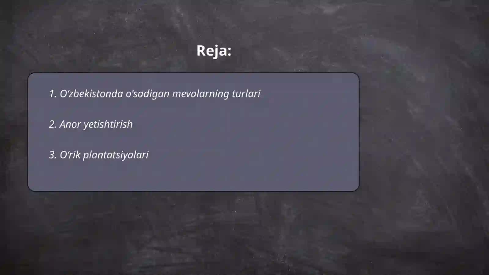 Oʻzbekiston mevalari 2