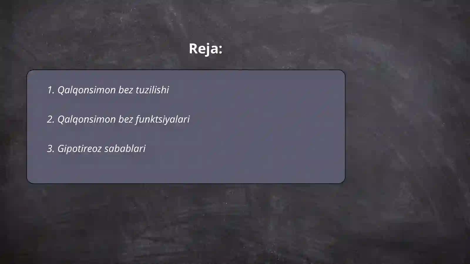 Qalqonsimon bez palapatsiyasi 2