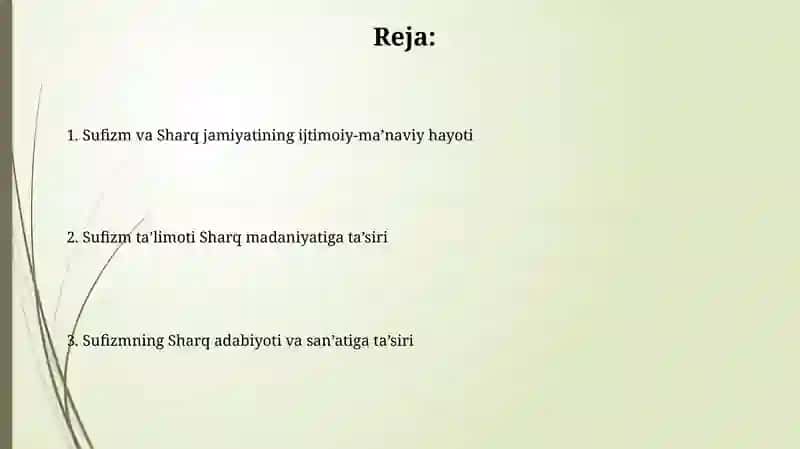 Sufizmning Sharq madaniyatiga ta’siri 2