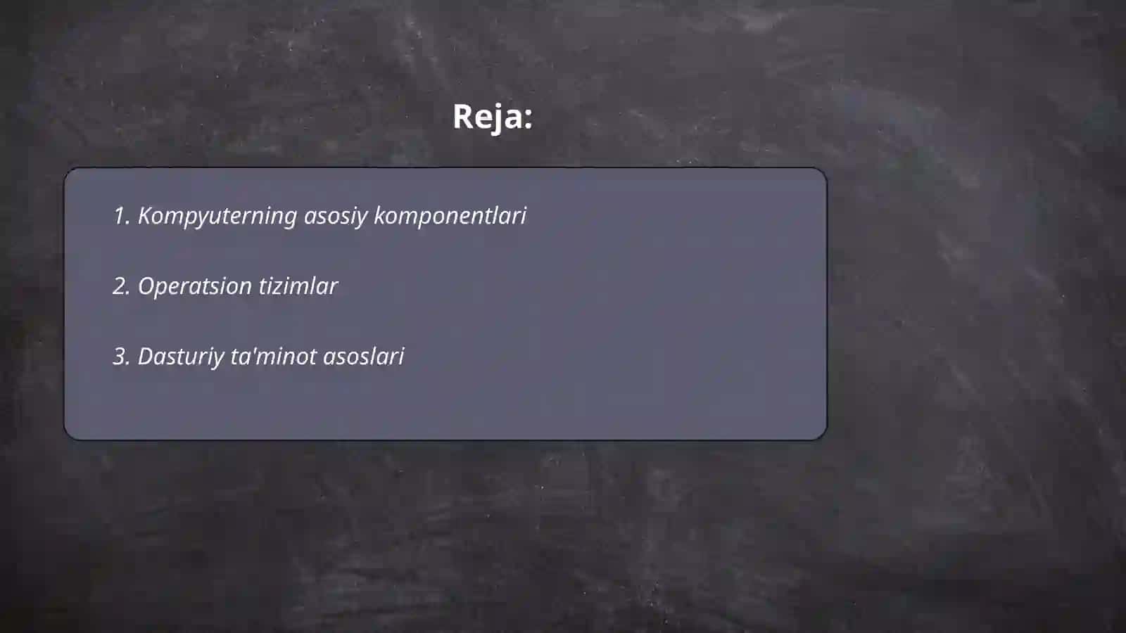 Komputer savodxonligi 2