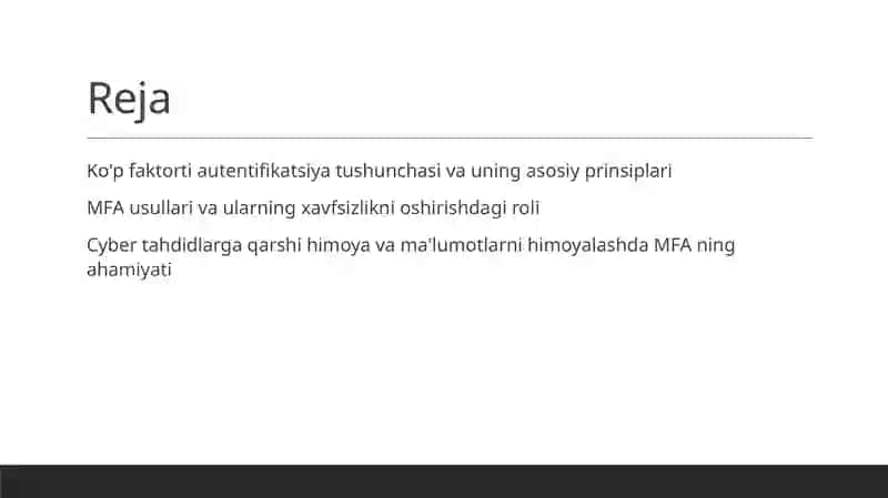 Ko'p faktorti autentifikatsiya 2