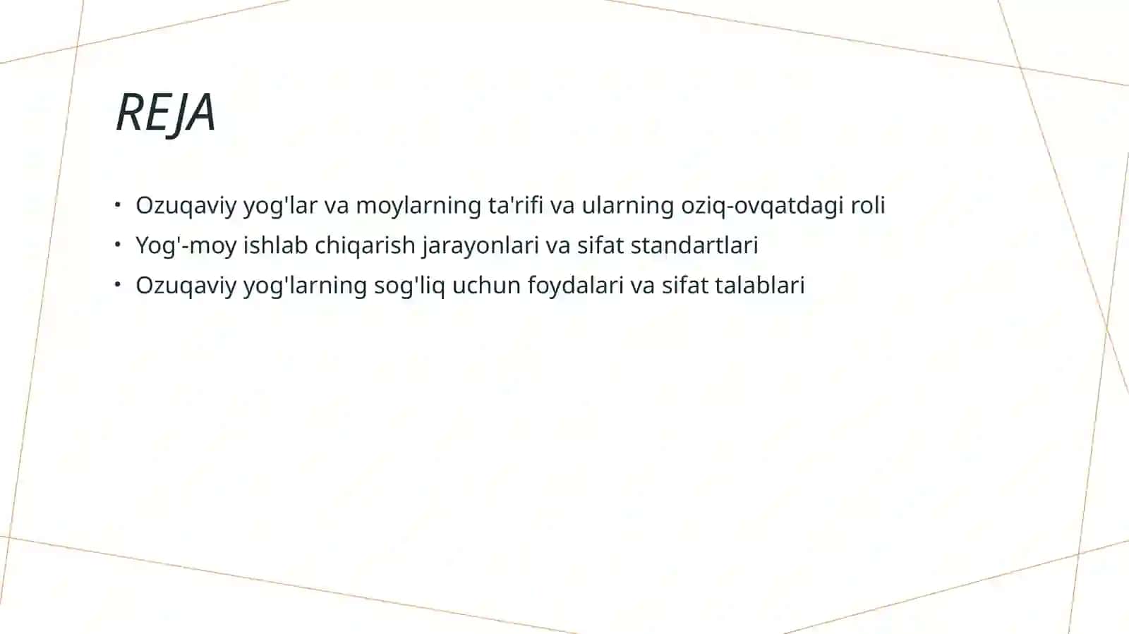Oziqaviy yog'lar 2