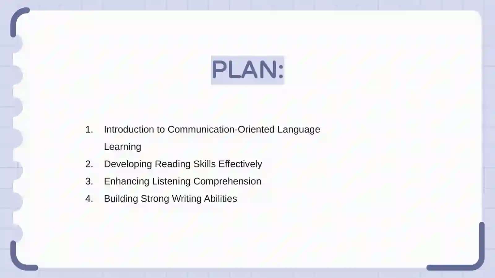 Communication-Oriented Language Learning 2