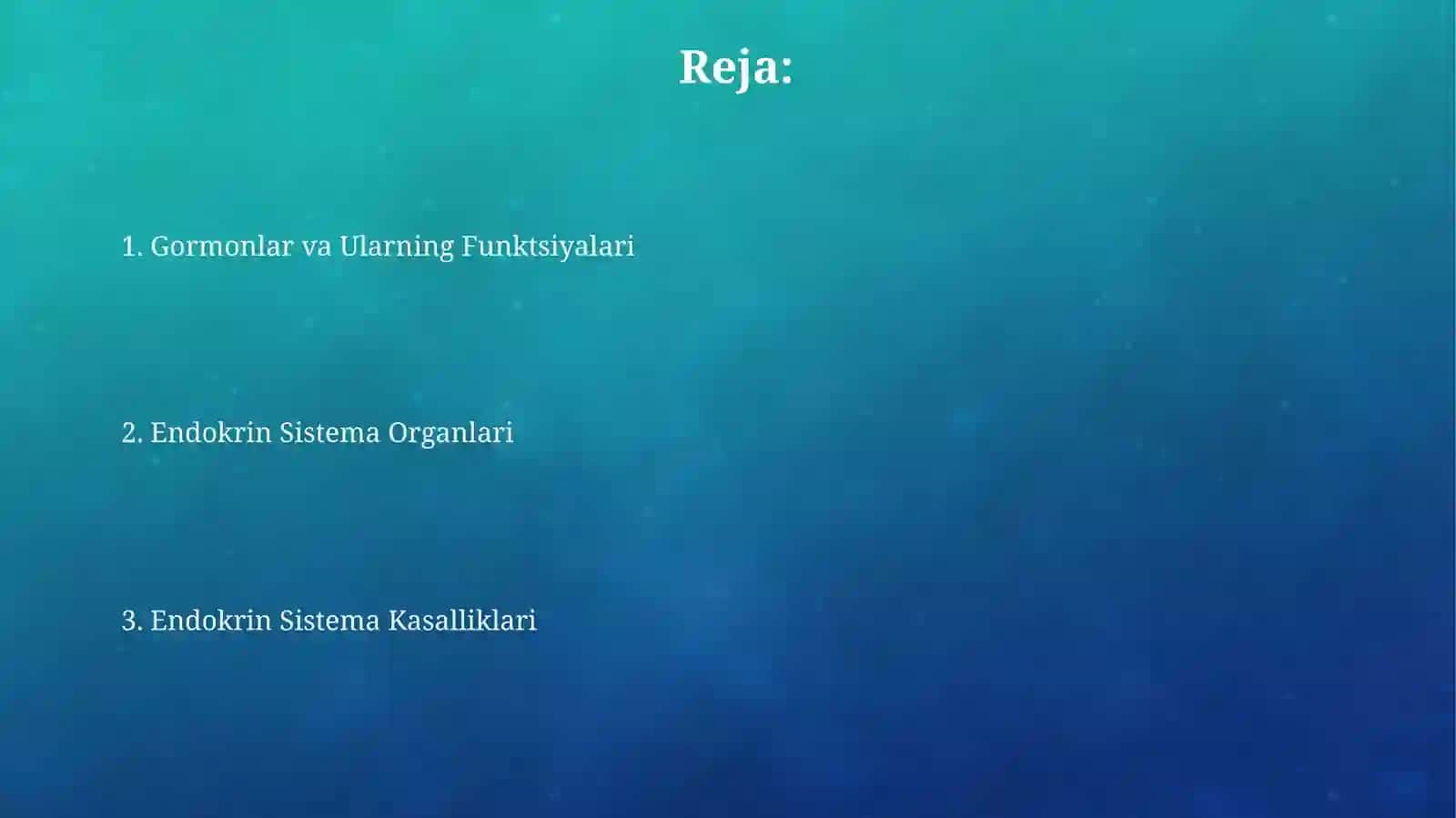 Endokrin sistemasi anatomiyasi 2