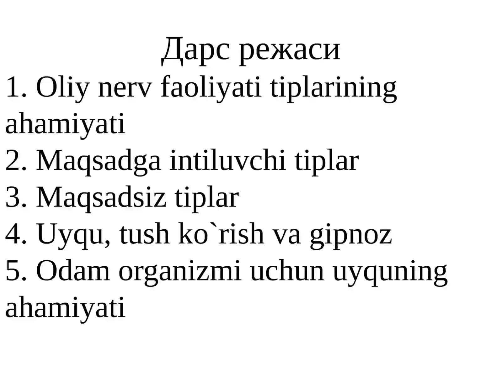 Uyqu, tush ko`rish va gipnoz 2