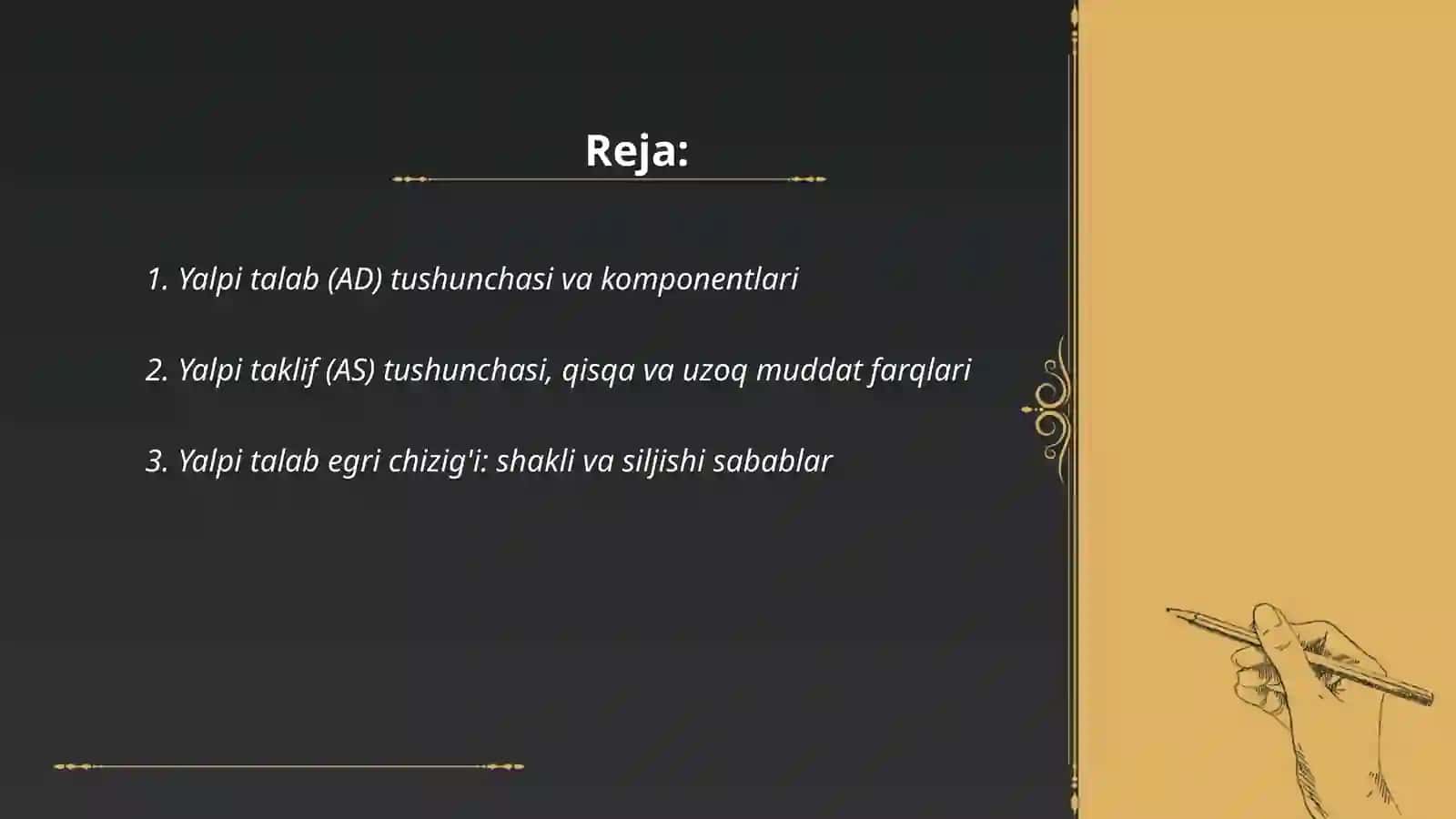 Yalpi talab va yalpi taklif 2
